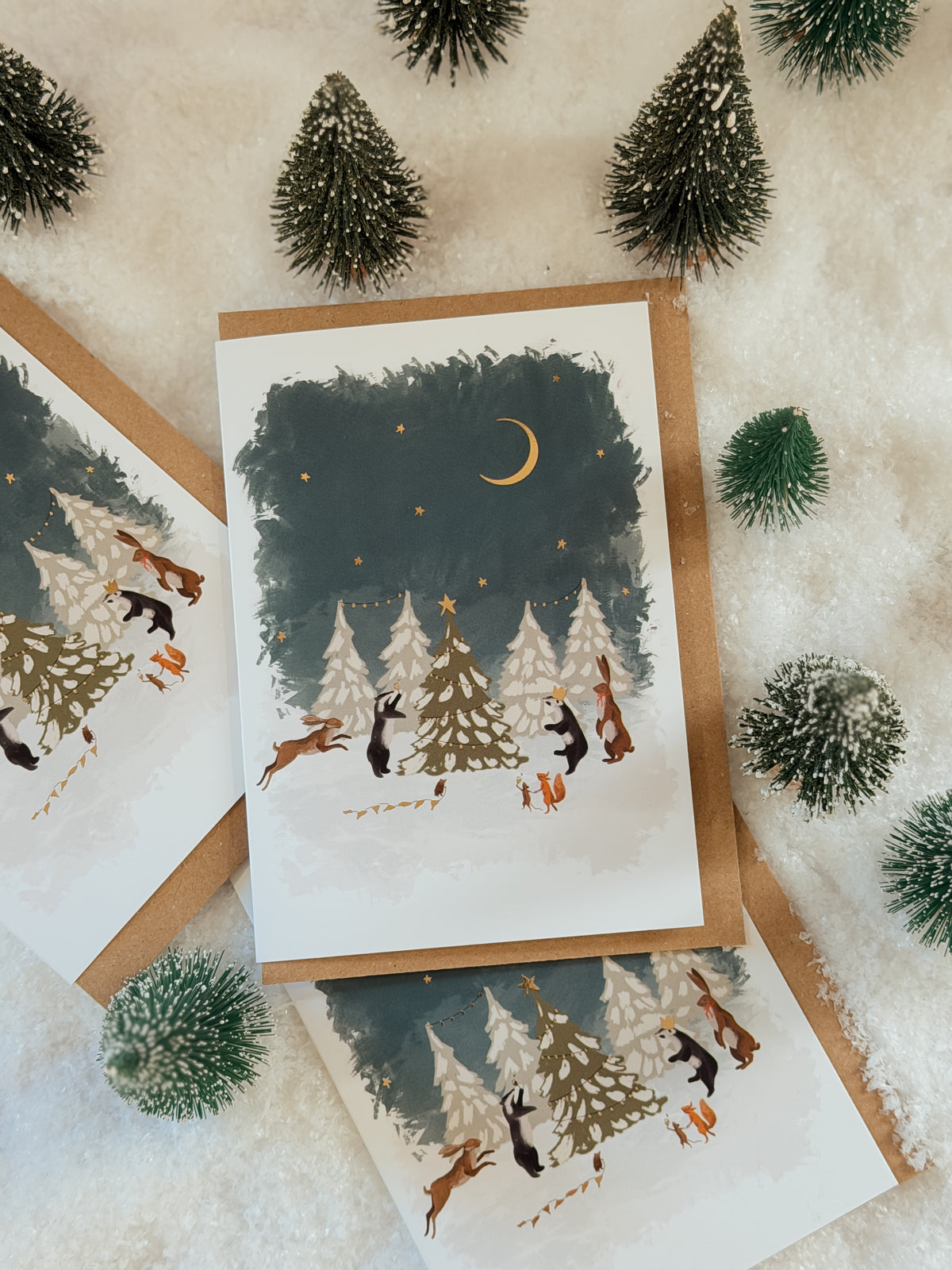 Festive Gathering Greetings Card