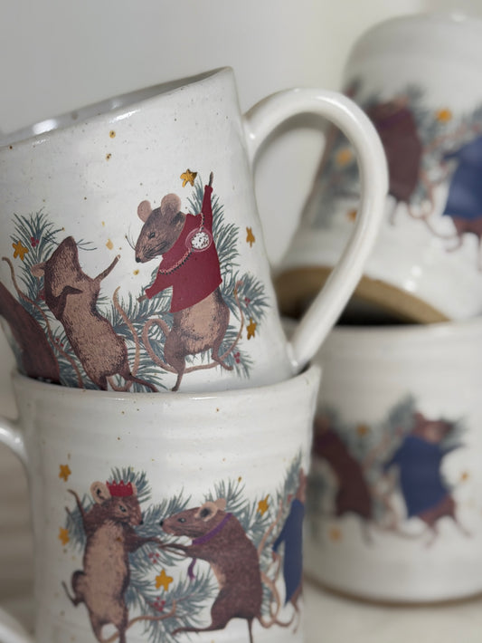 Dancing Mice Mug - SECONDS