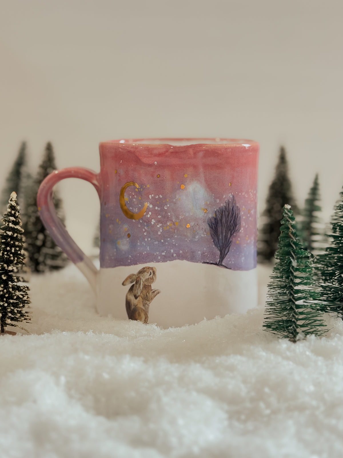 Bunny Winter Sunset Mug
