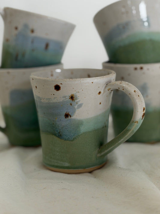 Country Green Mug - SECONDS