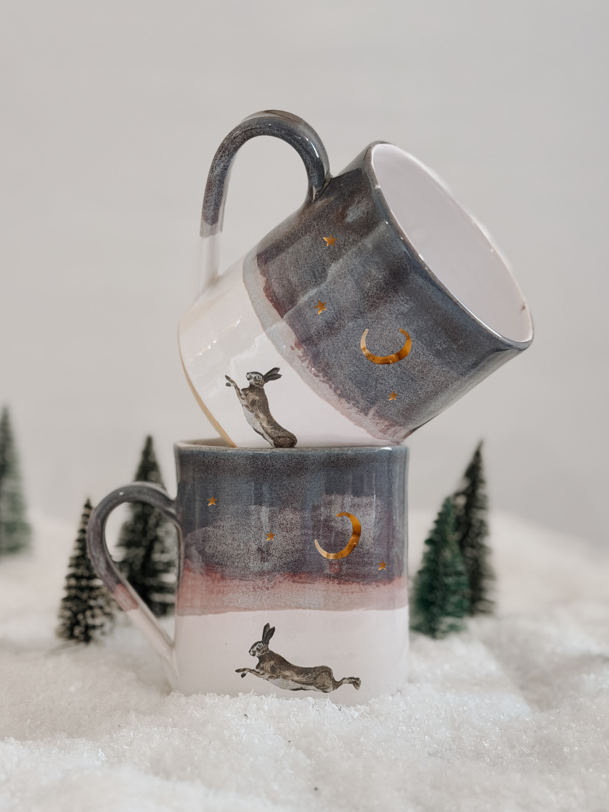 Hare Winter Storm Mug