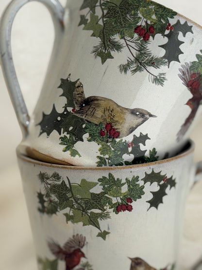 Christmas Bird Mug - SECONDS