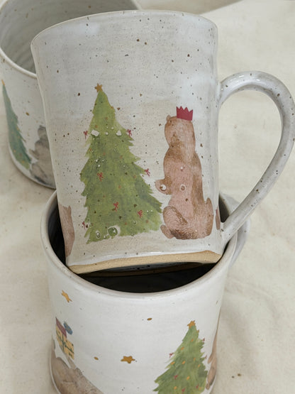 Christmas Bear Mug - SECONDS