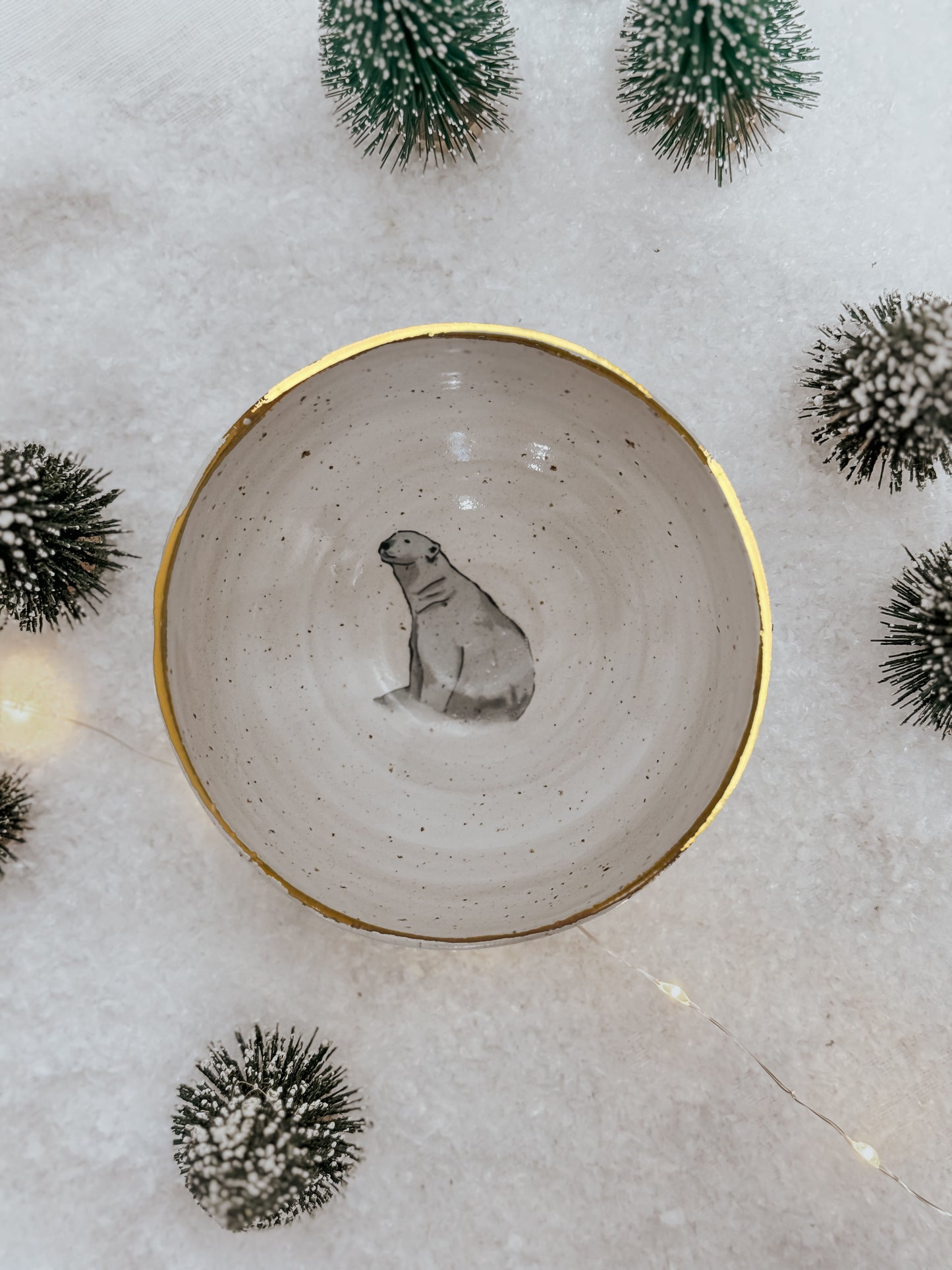 Polar Bear Snack Bowl