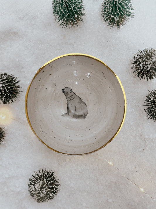 Polar Bear Snack Bowl