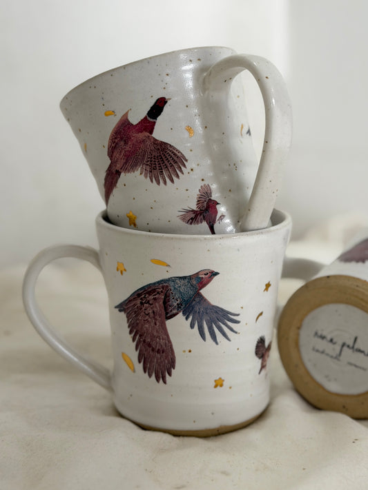 Winter Bird Mug - SECONDS
