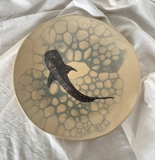 Large Whale Shark Serving Dish