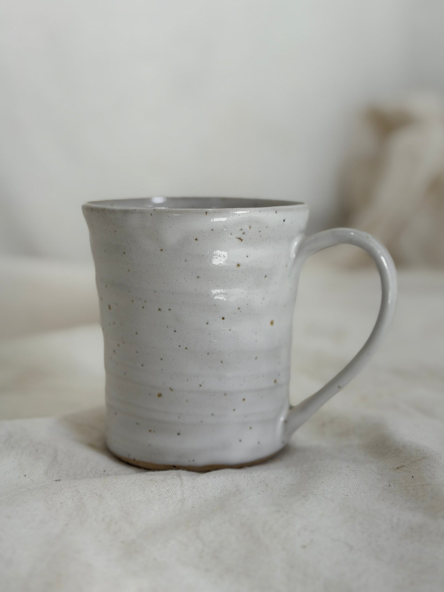 White Speckle Mug - SECONDS
