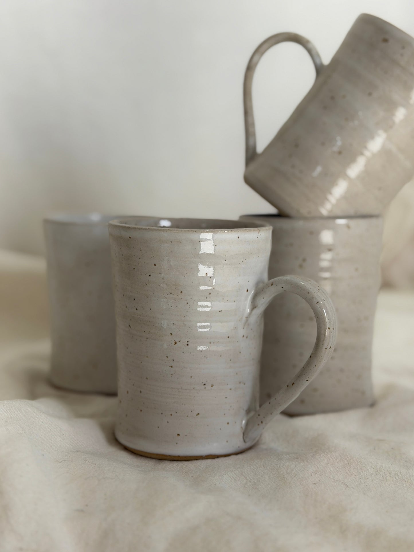 White Speckle Mug - SECONDS