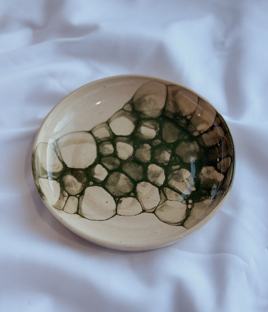 Green Bubble Dish
