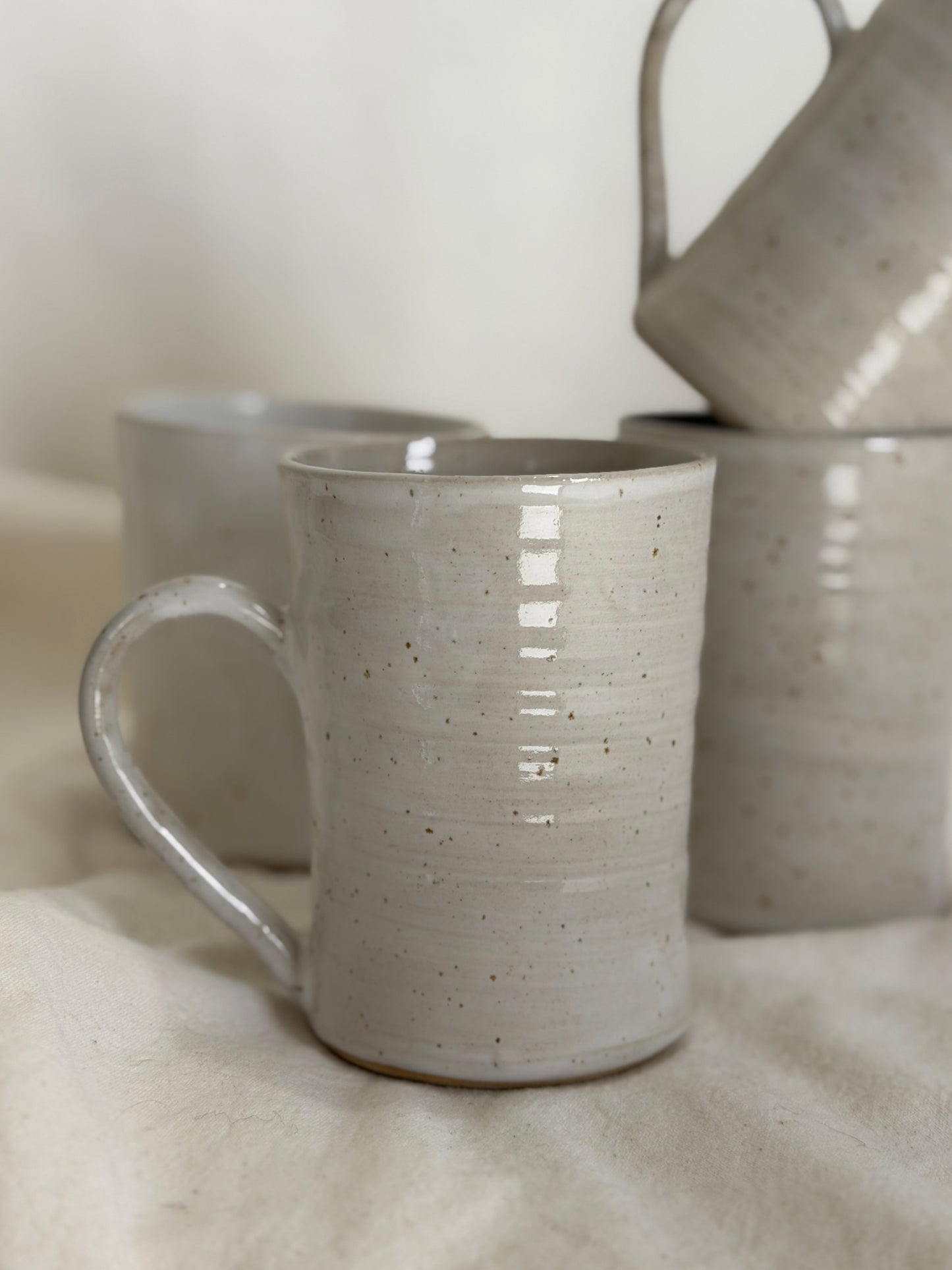 White Speckle Mug - SECONDS