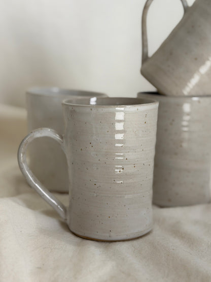White Speckle Mug - SECONDS