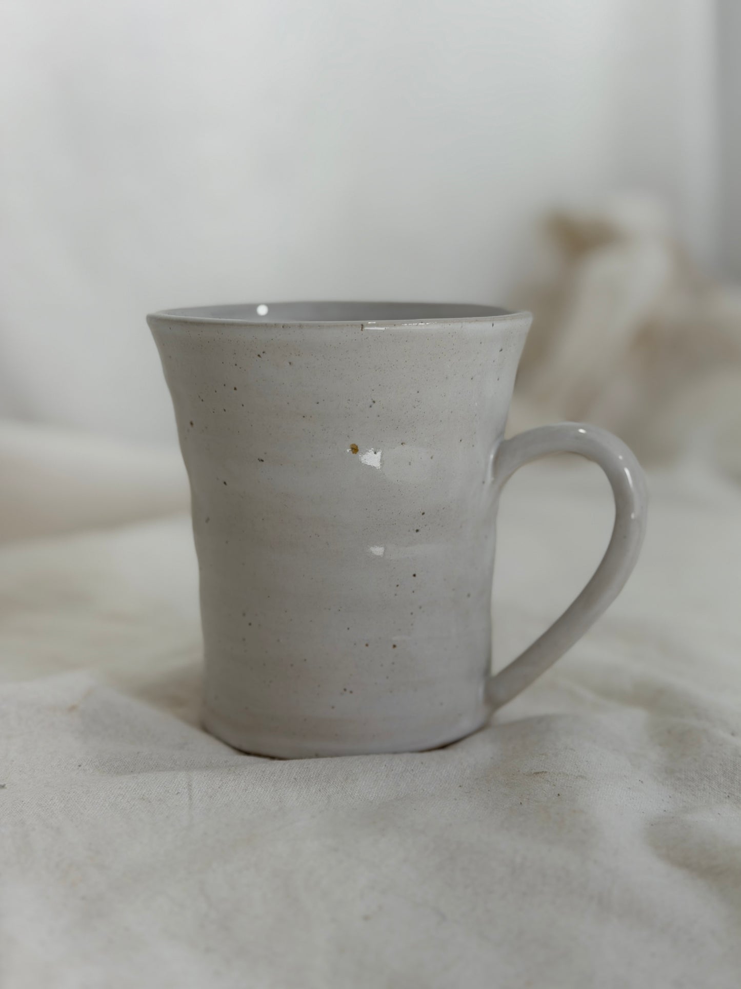 White Speckle Mug - SECONDS