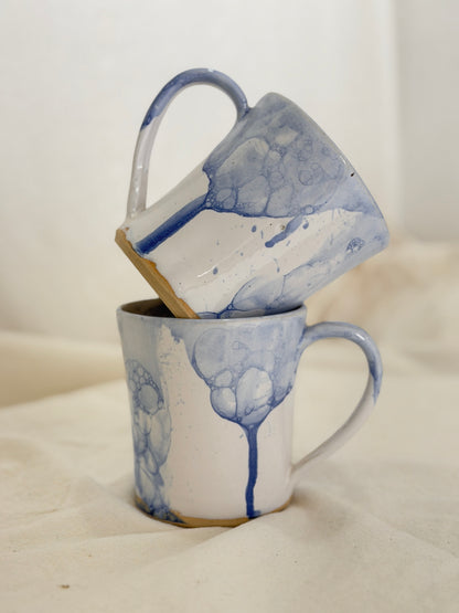 Pale Blue Bubble mug - SECONDS