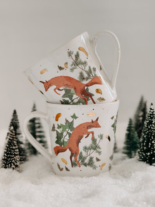 Leaping Fox Mug