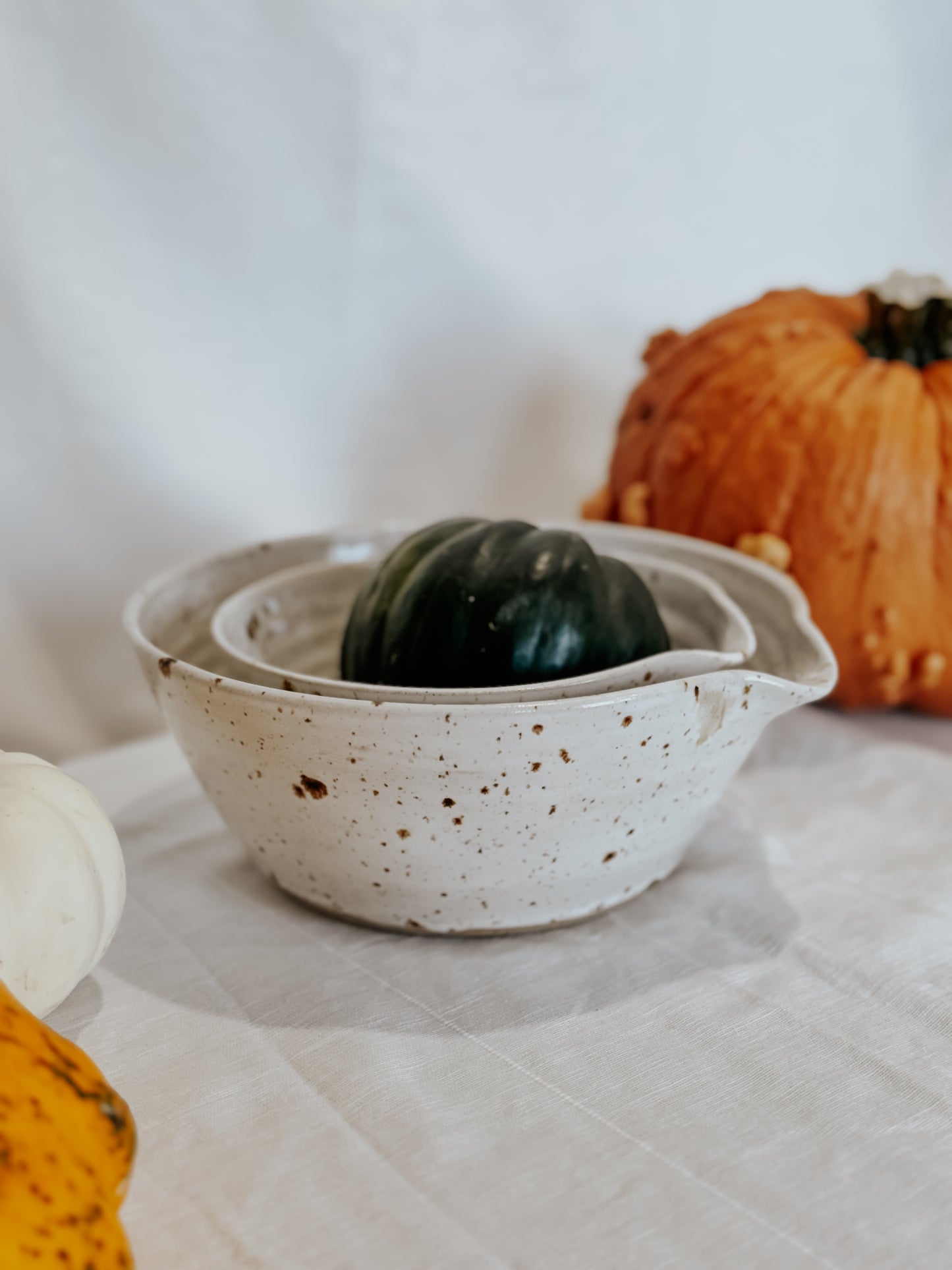 Set of two Speckled Nesting Bowls