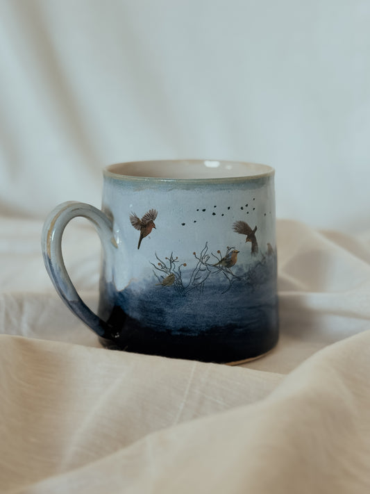 Hedgerow Bird Mug