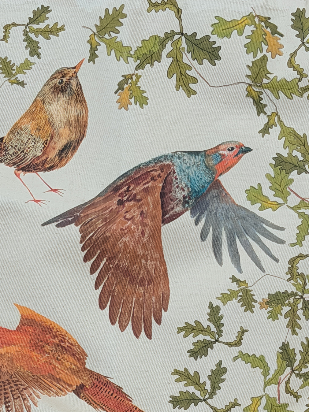 Country Bird Tea Towel
