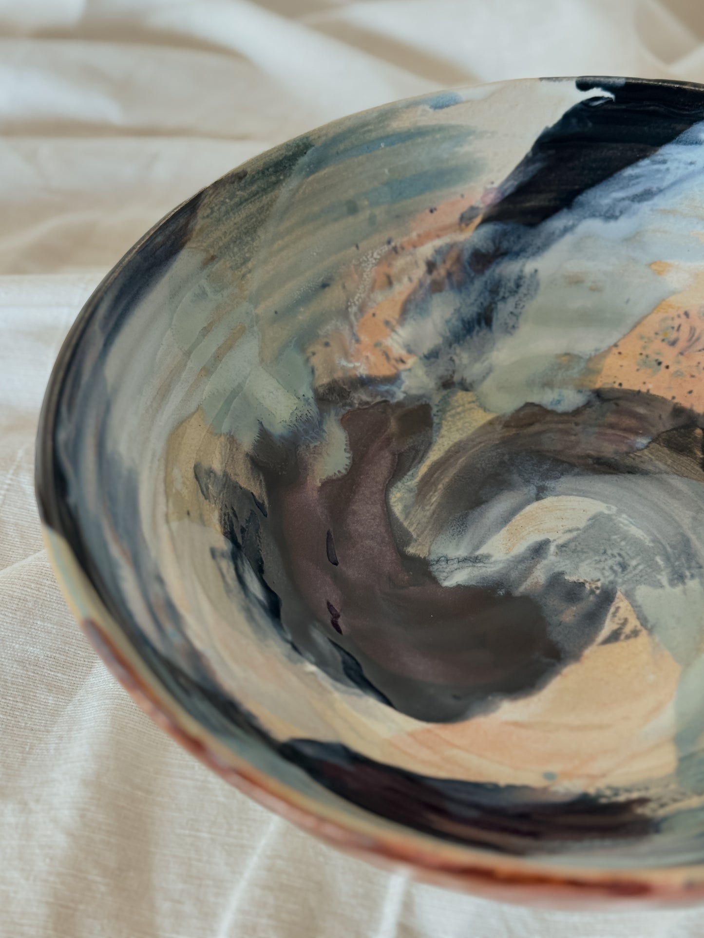 Autumnal Serving Bowl