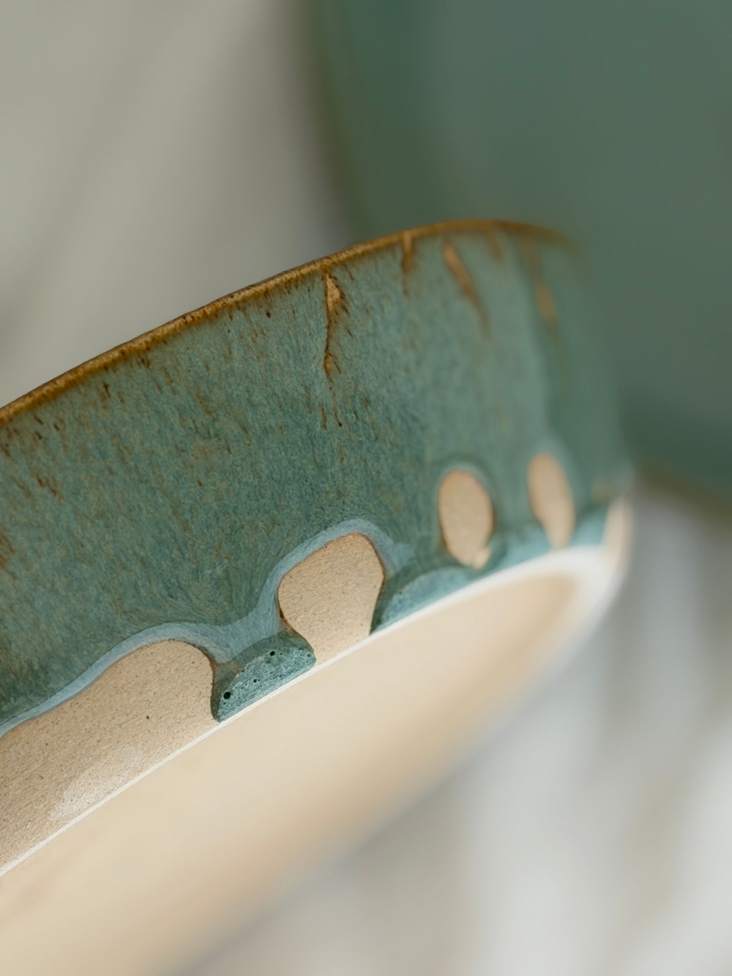 Moss Green Bowl - SECONDS