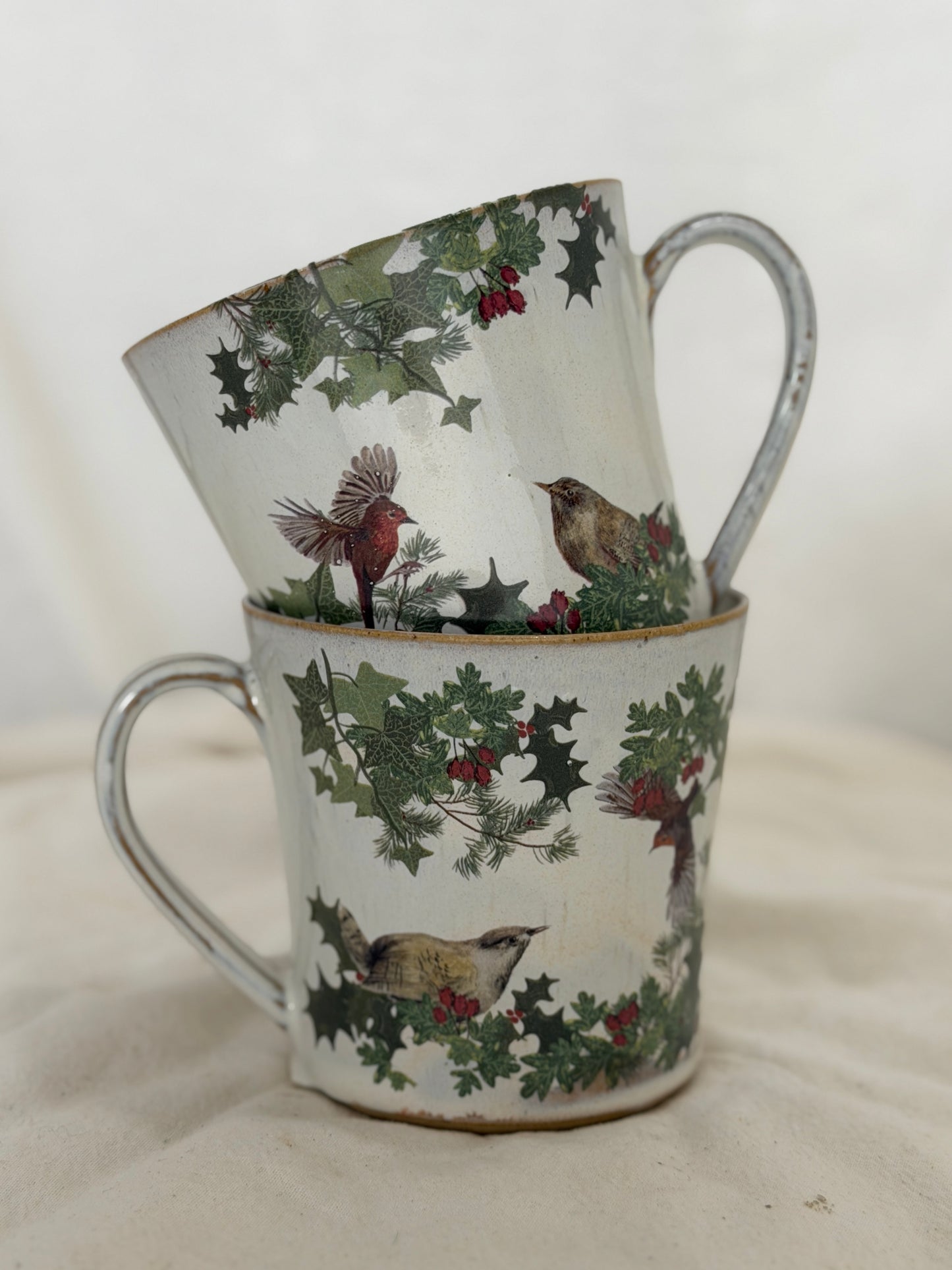 Christmas Bird Mug - SECONDS