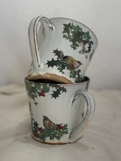 Christmas Bird Mug - SECONDS