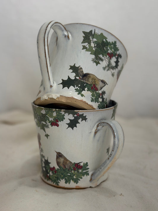 Christmas Bird Mug - SECONDS