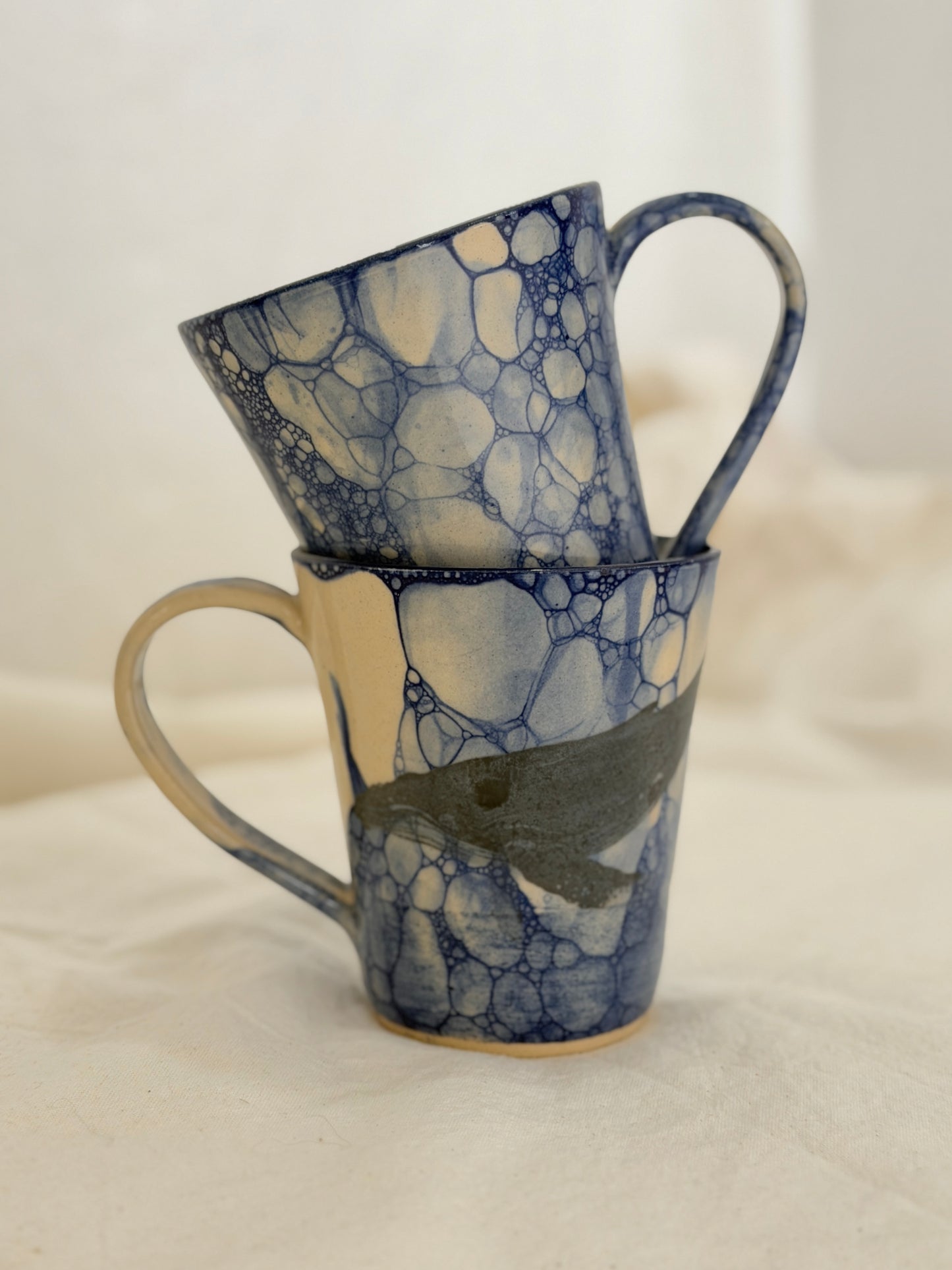 Vibrant Blue Whale Mug - SECONDS