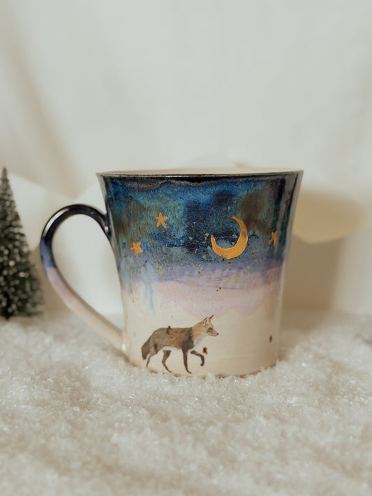 Fox Winter Landscape Mug