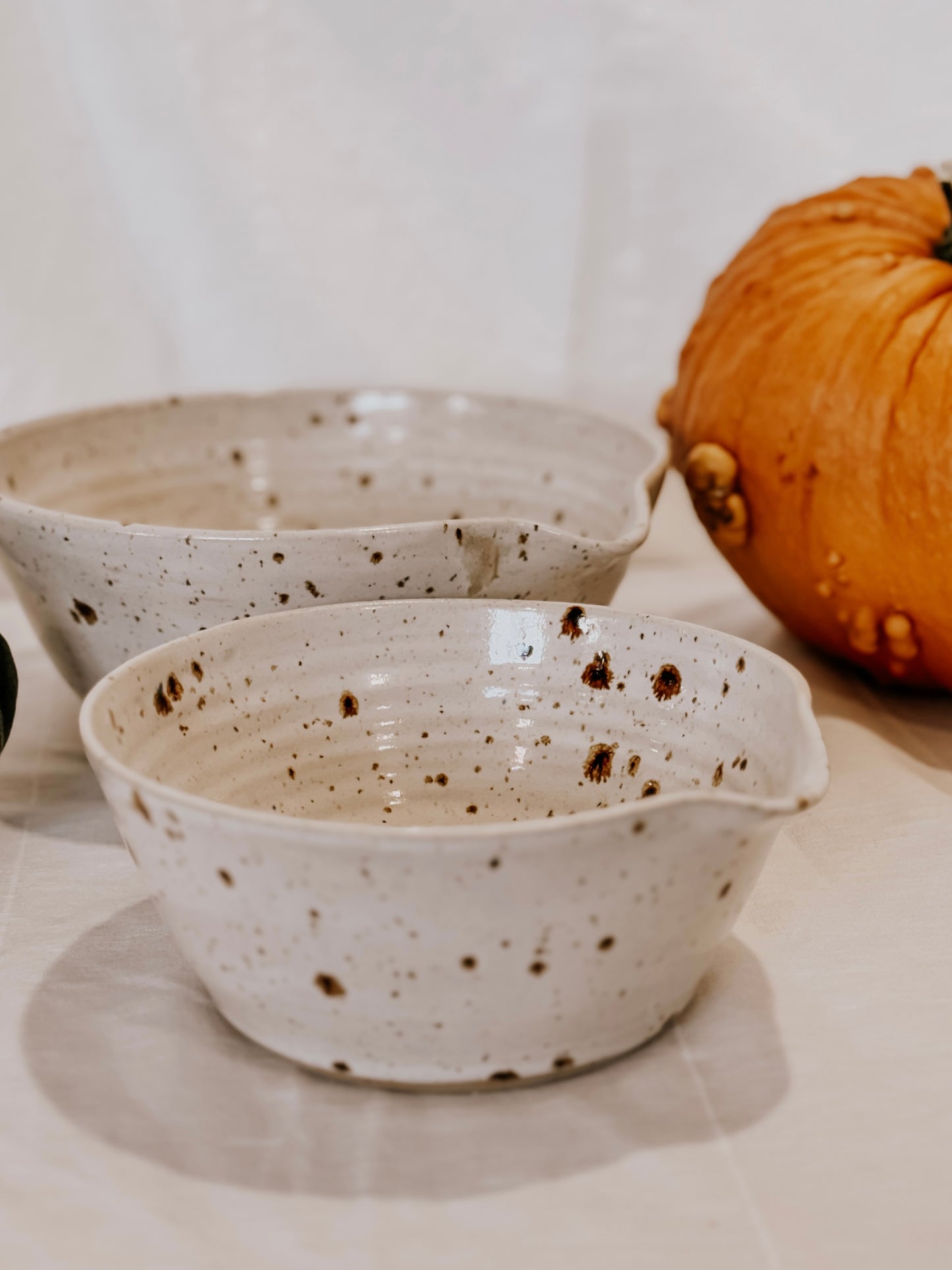 Set of two Speckled Nesting Bowls