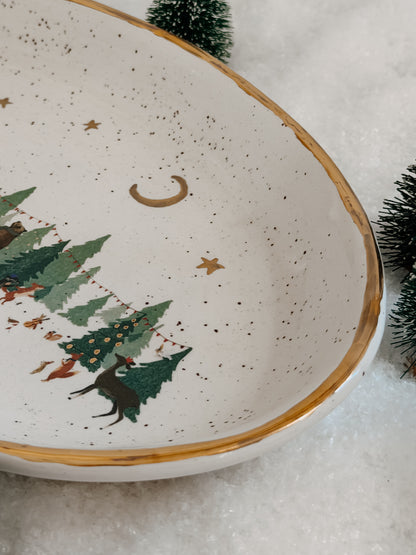 Woodland Party Serving Plate
