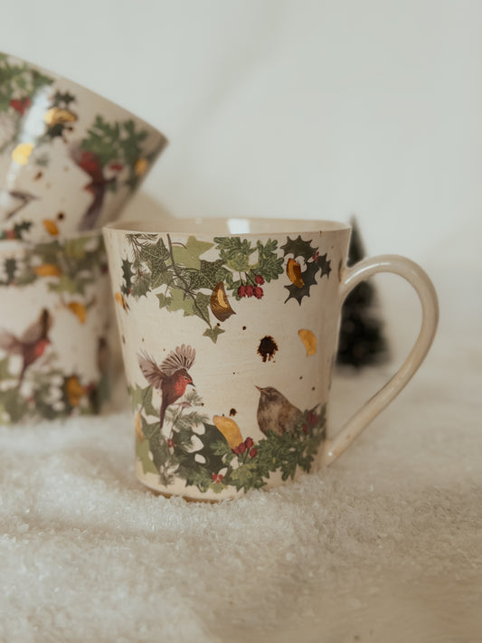 Festive Bird Mug