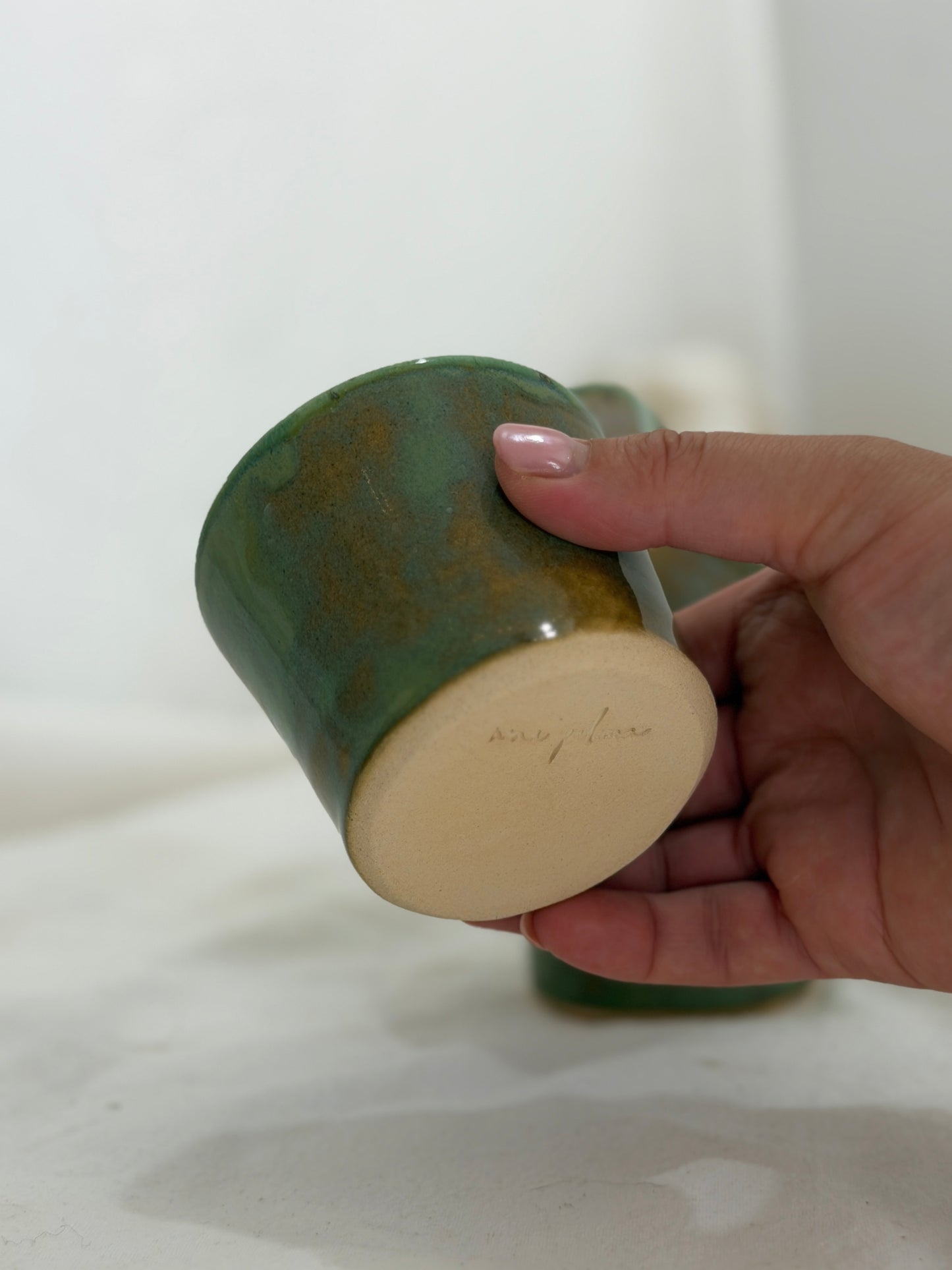 Green Espresso Cup - SAMPLE