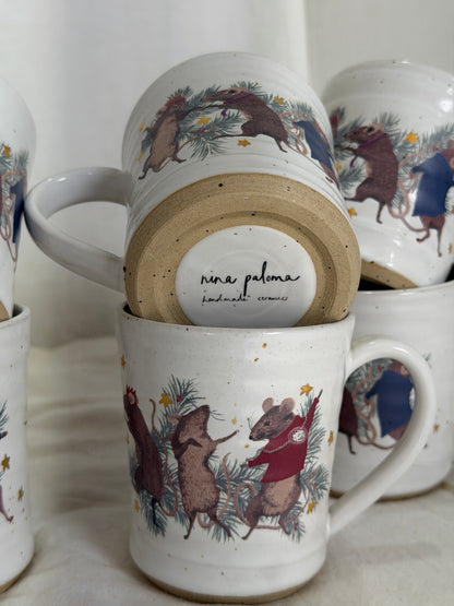 Dancing Mice Mug - SECONDS