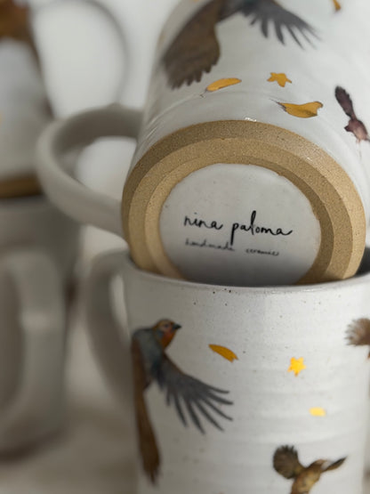 Winter Bird Mug - SECONDS