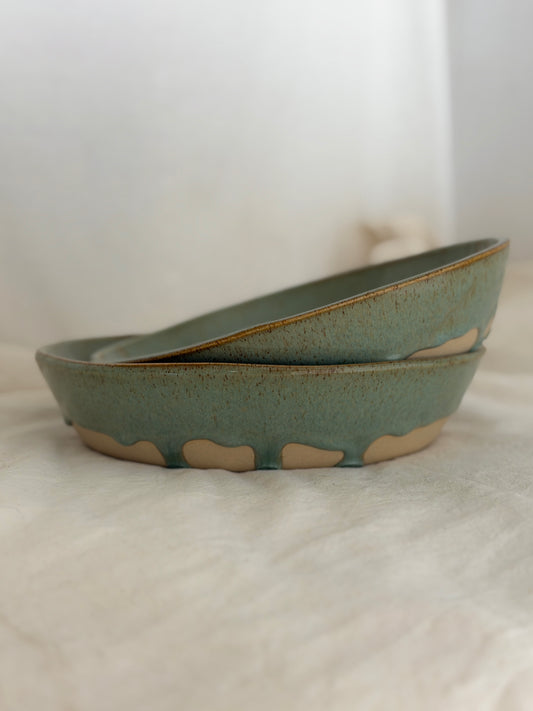 Moss Green Bowl - SECONDS