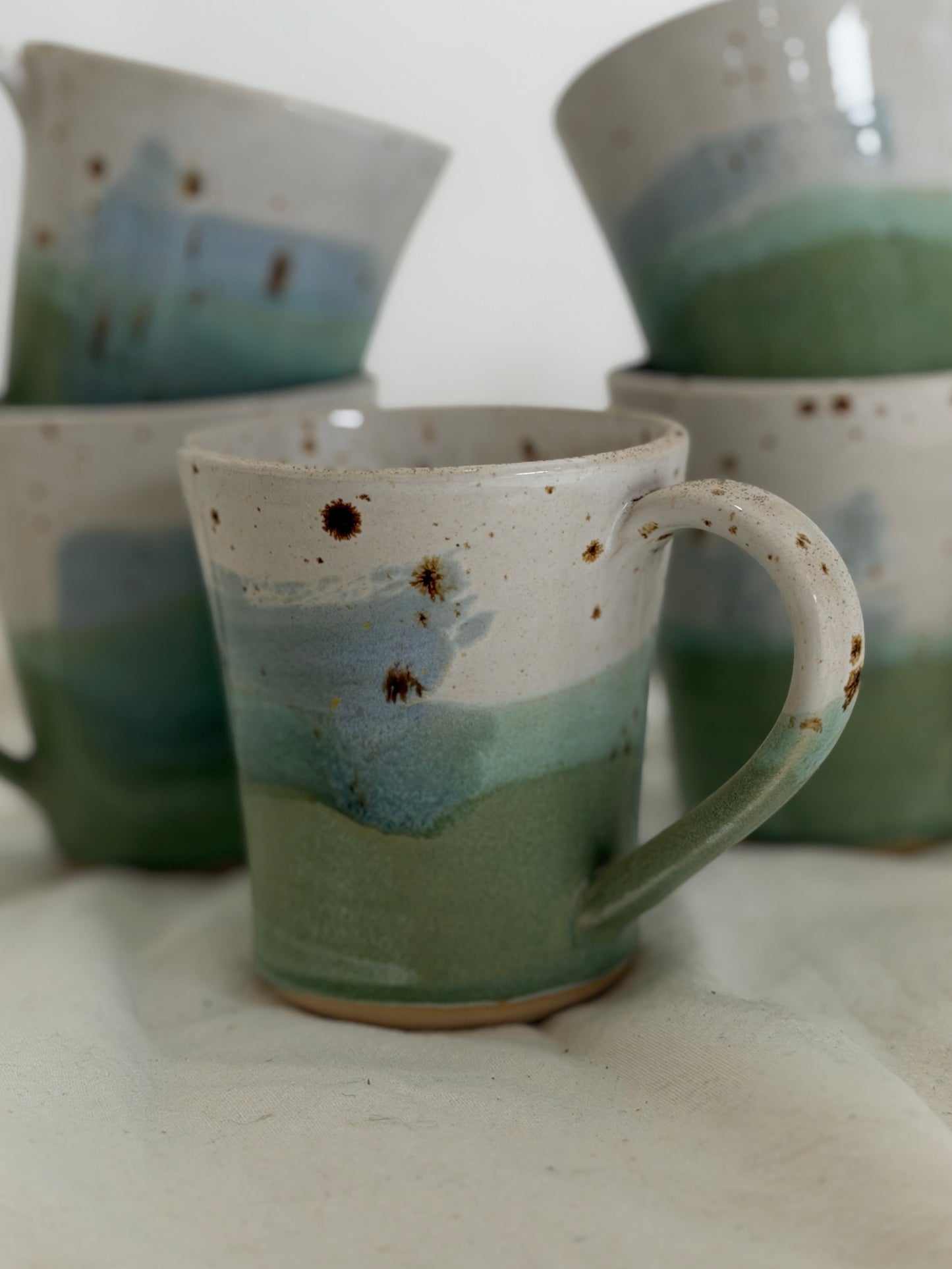 Country Green Mug - SECONDS