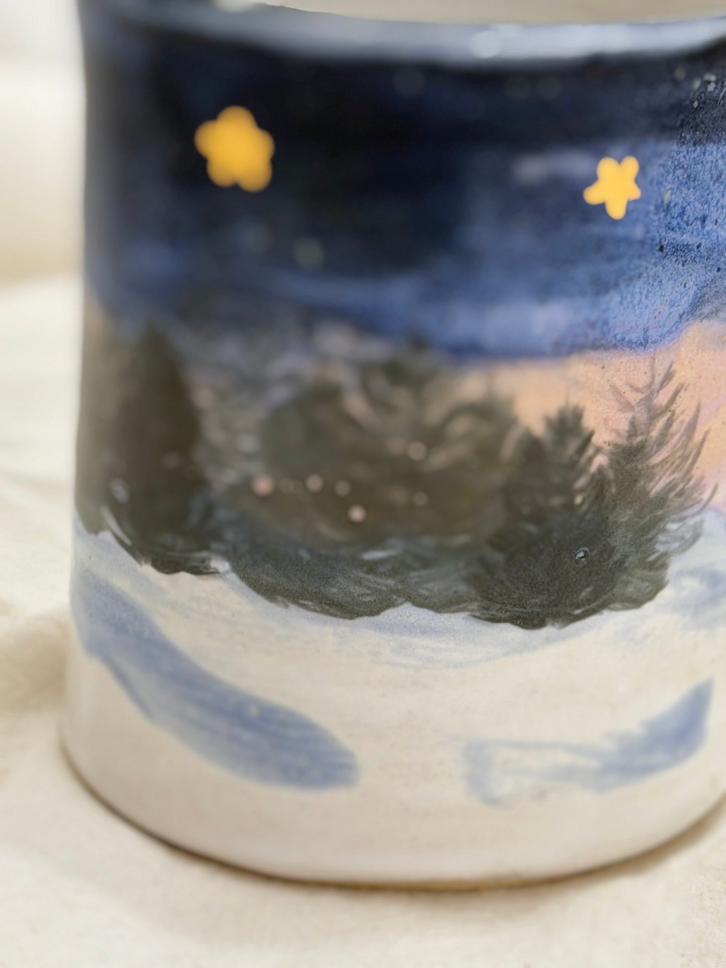 Winter Reindeer Mug - SAMPLE