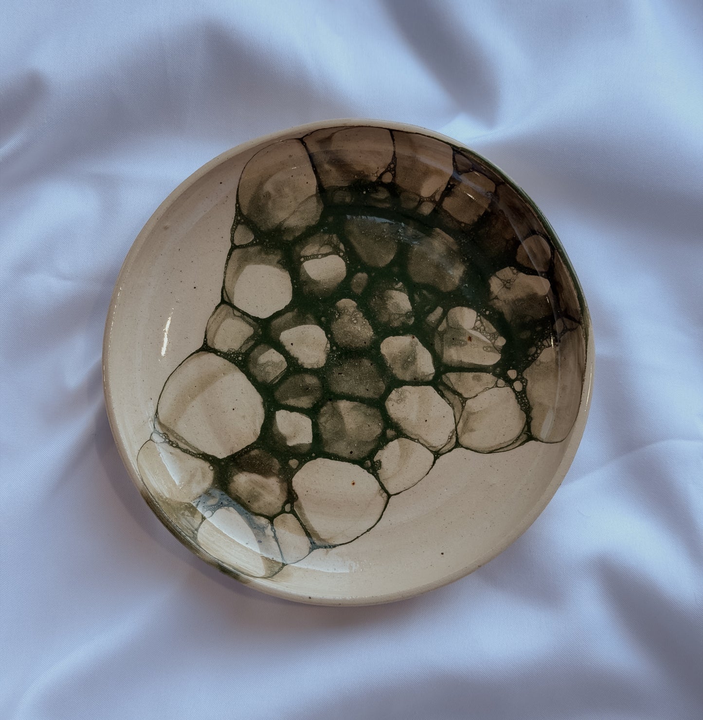 Green Bubble Dish