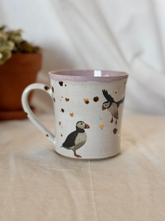 Second - Pink Puffin Mug 330ml