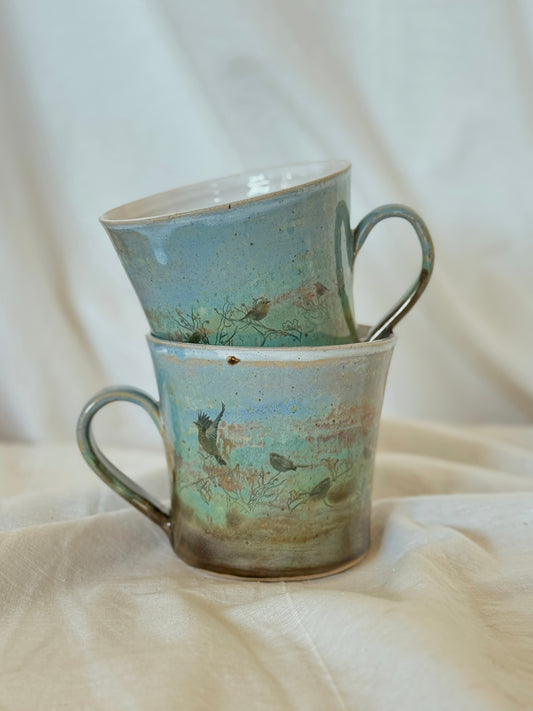 Hedgerow Bird Mug