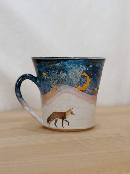Illustrated Winter Landscape Mug