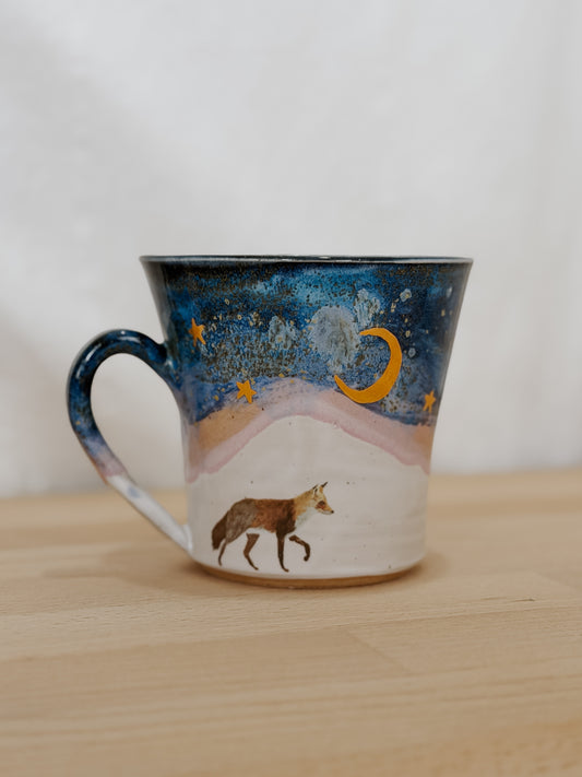 Illustrated Winter Landscape Mug