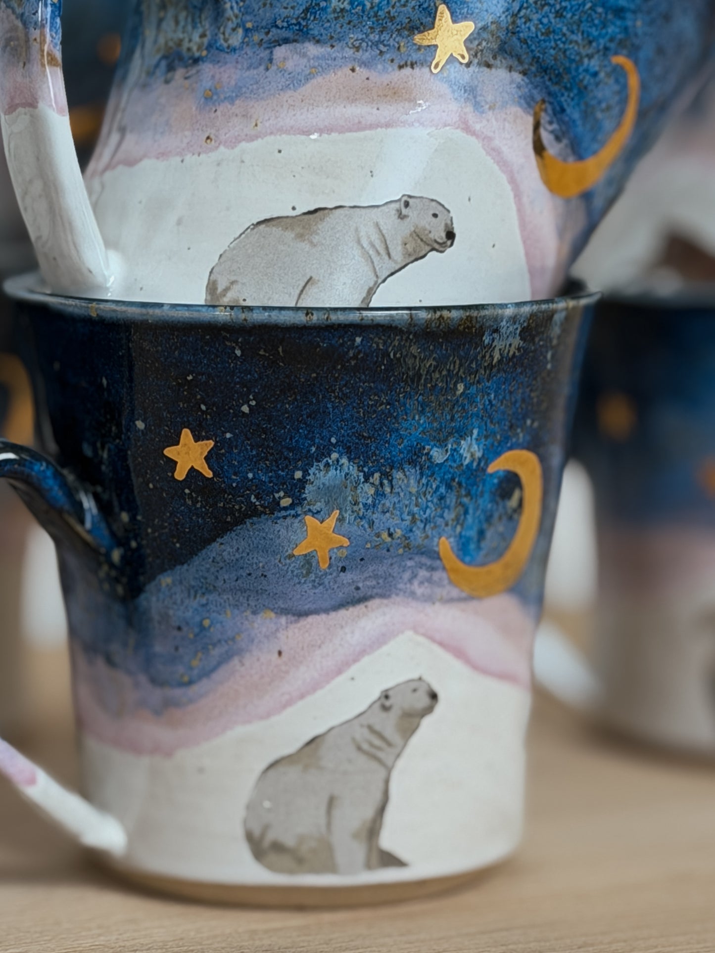 Illustrated Winter Landscape Mug