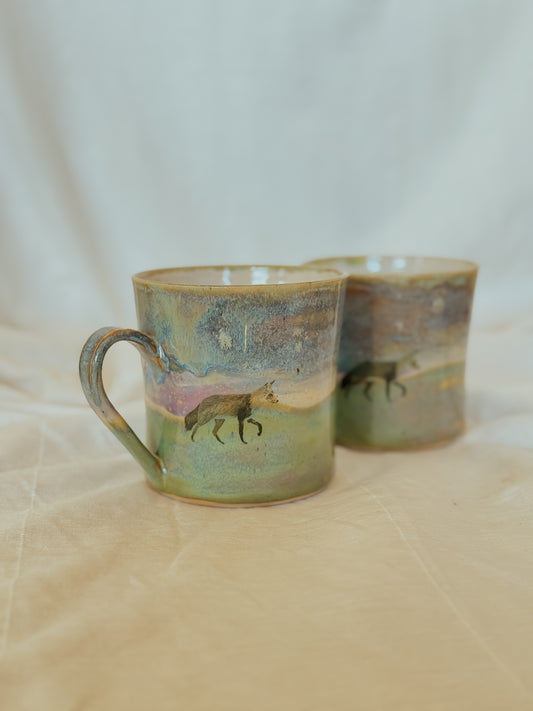 Summer Dusk Fox Mug