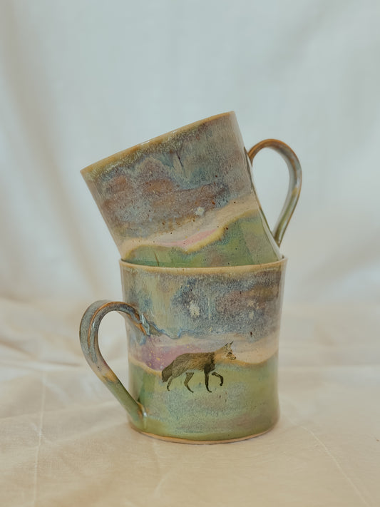 Summer Dusk Fox Mug