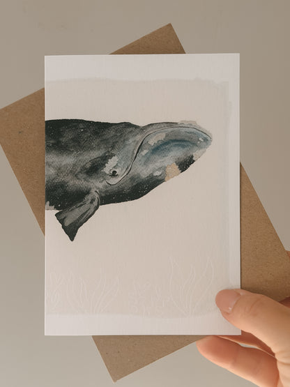 North Atlantic Right Whale Greetings Card