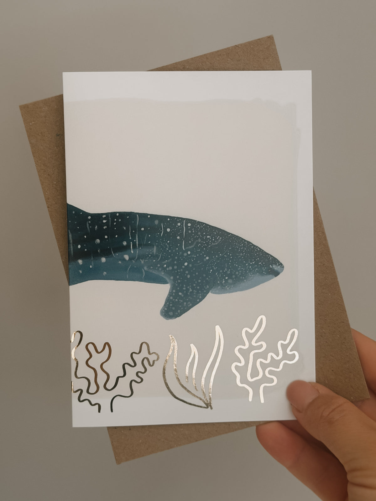 Whale Shark Greetings Card
