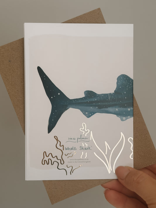 Whale Shark Greetings Card