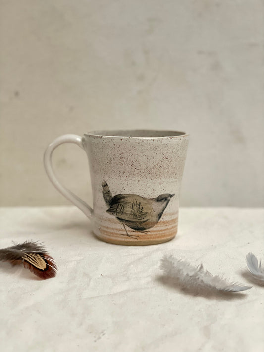 *New* Dunnock Song Bird Mug 330ml - Nina Paloma Ceramics